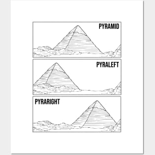 Pyramid Meme Funny Ancient Egypt Pyramids Egyptian Gift Posters and Art